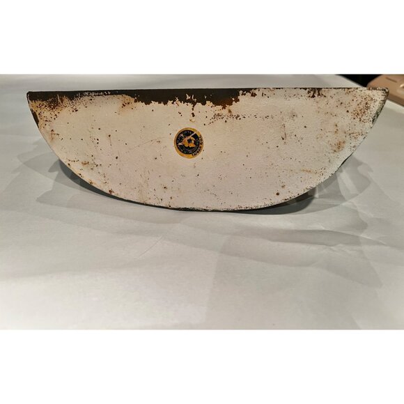 White Rabbit Cast Iron Door Stop With Fence & Basket Hand-Painted Vintage - Picture 9 of 12